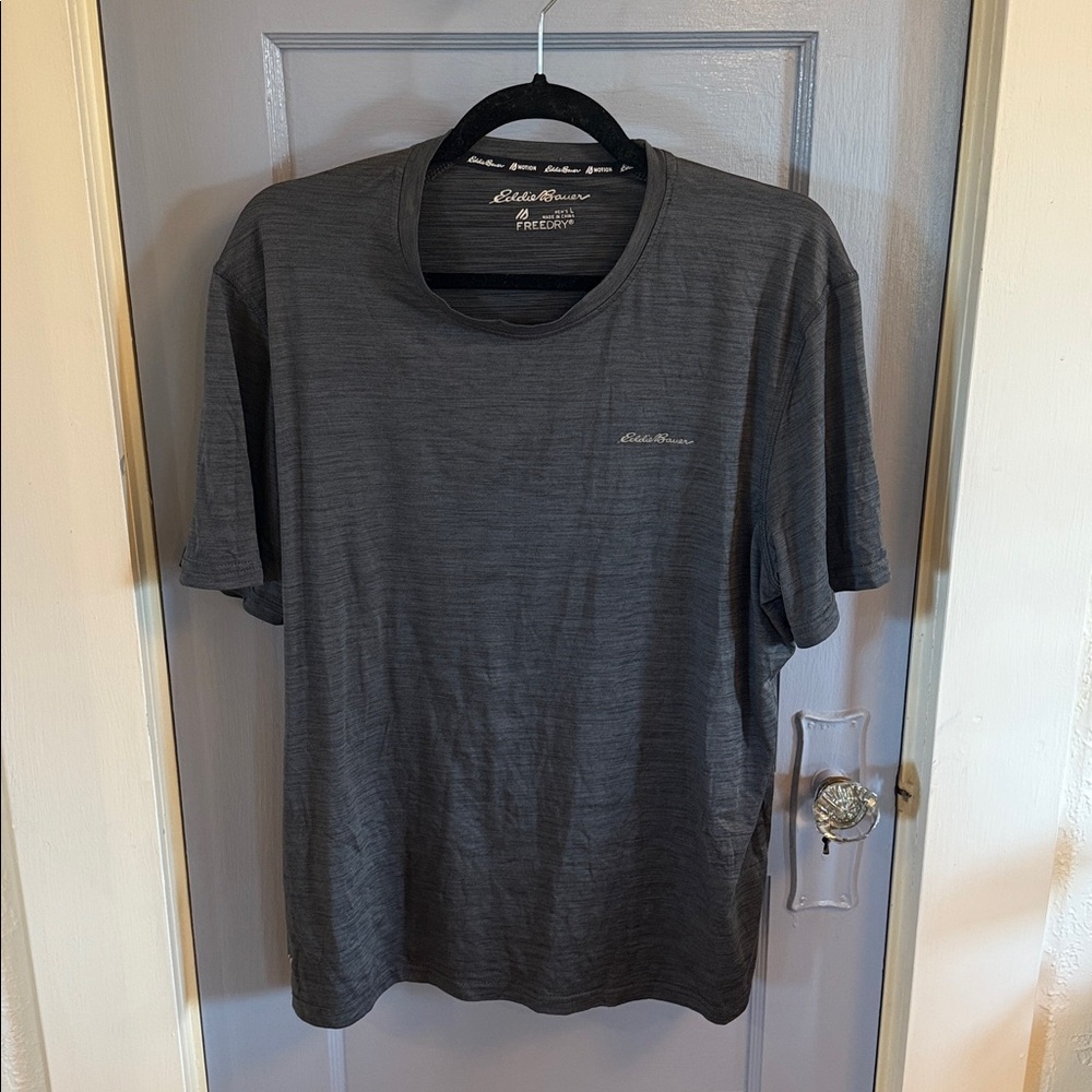 Eddie Bauer Charcoal Crew Neck Tee